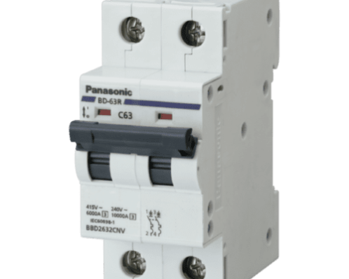 Aptomat MCB 2P 25A, 32A, 40A, 6kA Panasonic
